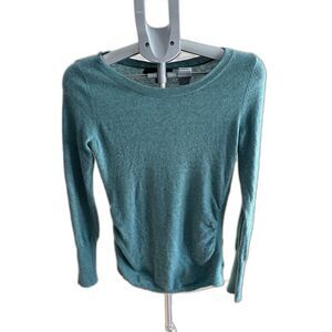 Banana Republic Robin Egg Blue Crewneck Italian Yarn Sweater Sz Small Classy